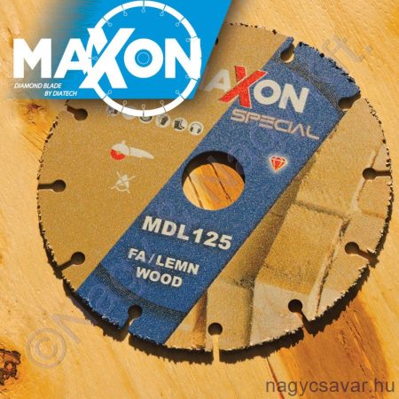 Favágó tárcsa 125x1,55x22,2mm fa/műanyag/gipszkarton MAXON