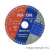 Univerzális tárcsa 125x1,55x22,2mm PVC/gipszkarton/márvány/kerámia MAXON Univerzális tárcsa 125x1,55x22,2mm PVC/gipszkarton/márvány/kerámia MAXON