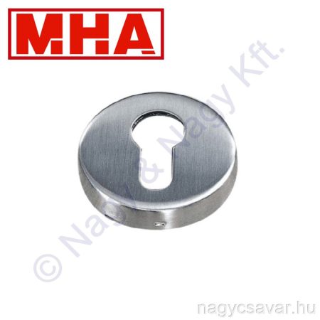Ajtócím INOX 812Y kerek cylinderes MHA