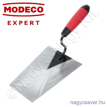 Kőműves kanál trapéz forma 180mm Modeco