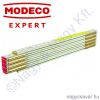 Fa mérőléc fehér/sárga 1m MODECO Fa mérőléc fehér/sárga 1m MODECO