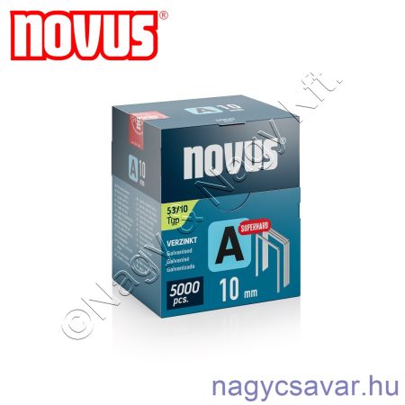 A 53 10mm tűzőkapocs 5000db NOVUS