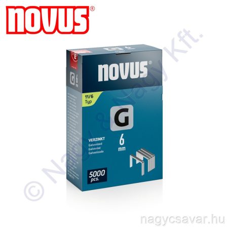 G 11 10mm tűzőkapocs 5.000db NOVUS