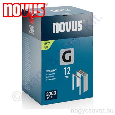 G 11 12mm tűzőkapocs 5.000db NOVUS