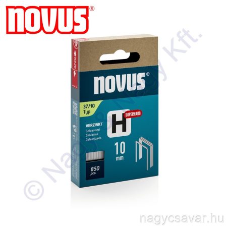H 37 SH 10mm tűzőkapocs szuperkemény 850db NOVUS