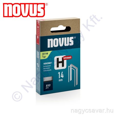 H 37 SH 14mm tűzőkapocs szuperkemény 850db NOVUS