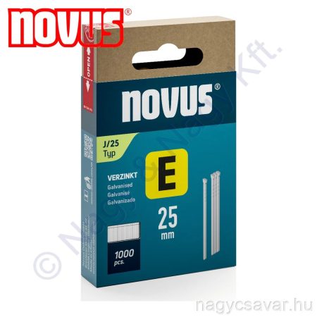 E J 25mm tűzőszeg 1.000db NOVUS