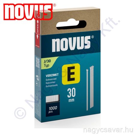 E J 30mm tűzőszeg 1.000db NOVUS