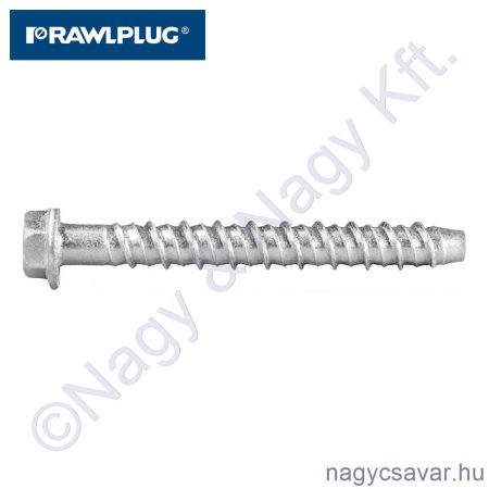 Betoncsavar hlf.tx. Ø10x90mm, furat Ø8mm, CE-ETA (100/cs) RAWL