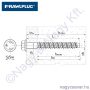 Betoncsavar hlf.tx. Ø12,5x65mm, furat Ø10mm, CE-ETA (50/cs) RAWL