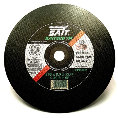 230x2,5x22,2 SAITEKO vágókorong kőhöz SAIT