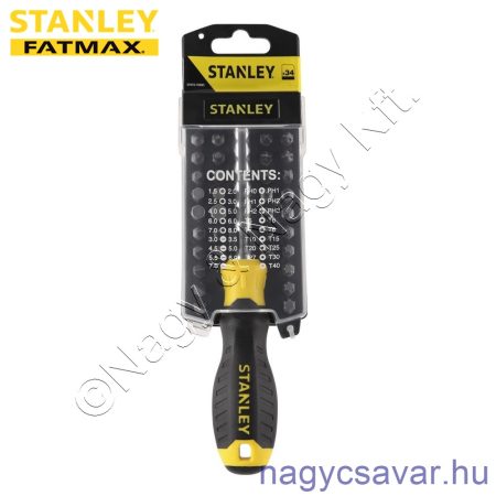 Multi csavarhúzó készlet 34 részes STANLEY