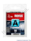 A 53 18mm (szuperkemény) 1.000db (042-0360) NOVUS A 53 18mm (szuperkemény) 1.000db (042-0360) NOVUS