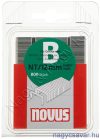 B NT 12mm (szuperkemény) 800db (042-0365) kifutó NOVUS B NT 12mm (szuperkemény) 800db (042-0365) kifutó NOVUS