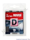 D 53F 18mm (horganyzott, D-csúcs) 600db (042-0650) NOVUS D 53F 18mm (horganyzott, D-csúcs) 600db (042-0650) NOVUS