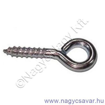 Szemescsavar 4x32 horg. (tipli Ø6mm)