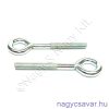 M6x100 szemescsavar horg.