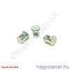 Tönkanya M6x10x12mm peremmel horg. Tönkanya M6x10x12mm peremmel horg.
