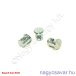 Tönkanya M6x10x12mm peremmel horg.