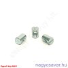 Tönkanya M6x10x14 középfurattal horg. Tönkanya M6x10x14 középfurattal horg.