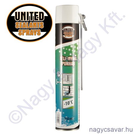 Téli purhab 750ml sárga United Sealants