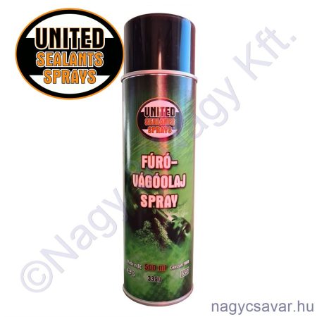 Fúró-vágóolaj spray 500ml United Sealants