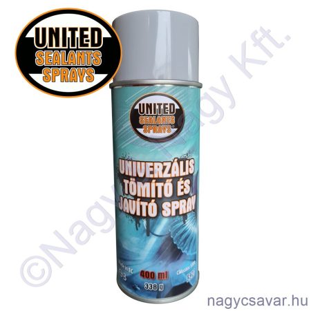 Uni tömítő és javító spray 400ml szürke United Sealants